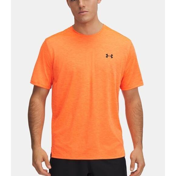 NWT Under Armour UA Men's HeatGear Tech Tee Beta Red Size XL - Picture 1 of 7